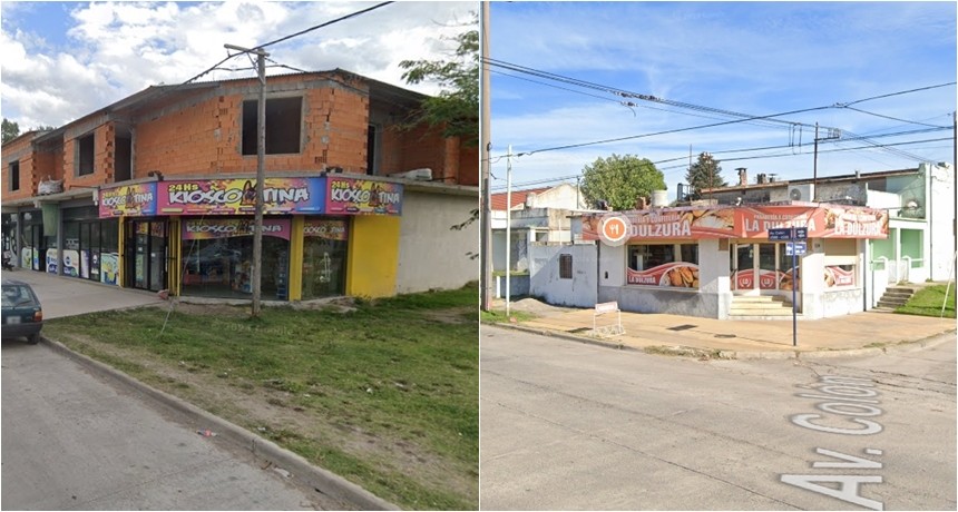 Robaron dos comercios en la Avenida Colón