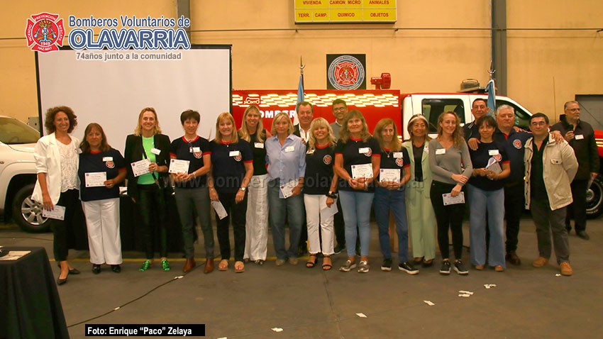 Desayuno y homenaje en Bomberos por el Día de la Mujer