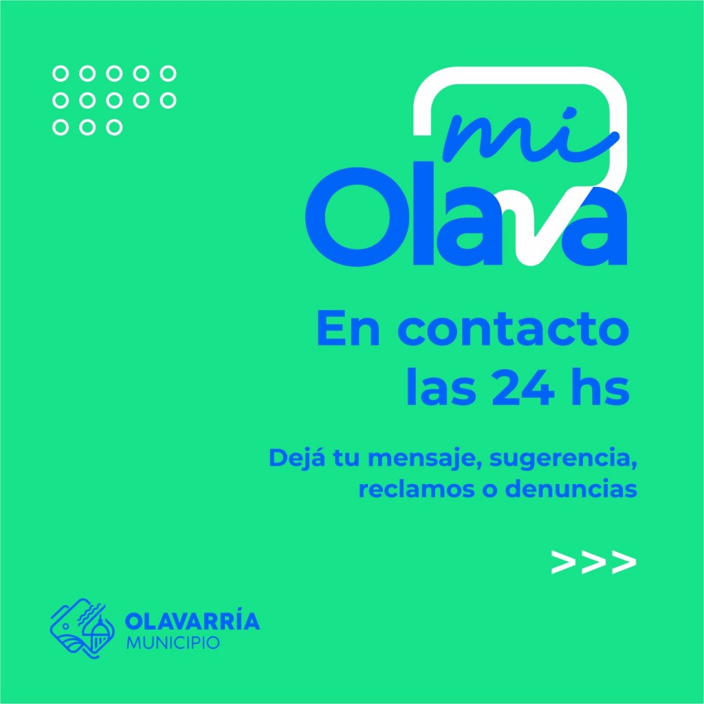 El Municipio de Olavarría continúa ampliando las distintas vías de comunicación con la comunidad