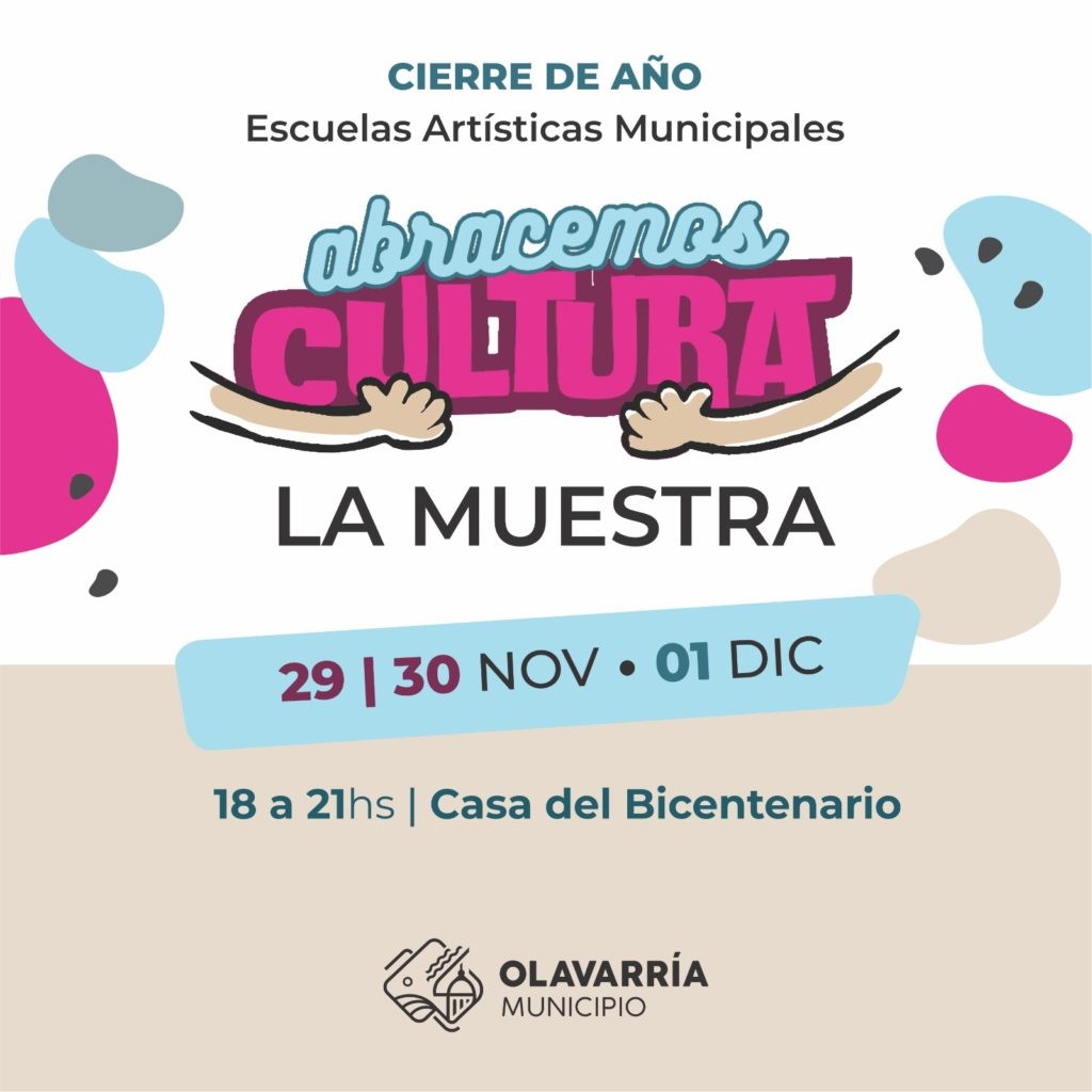 “Abracemos Cultura”: Muestra Anual de las Escuelas Artísticas Municipales