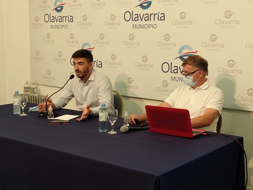 Emergencia Sanitaria: en Conferencia de Prensa, Galli y Caputo hablaron de la situación en Olavarría