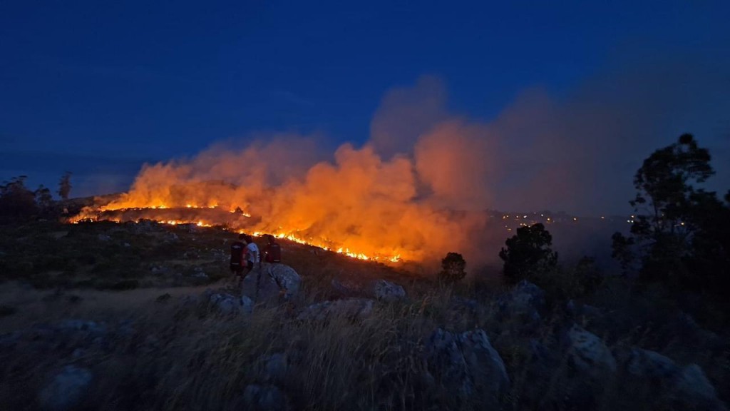 Lunghi: “El incendio está contenido”