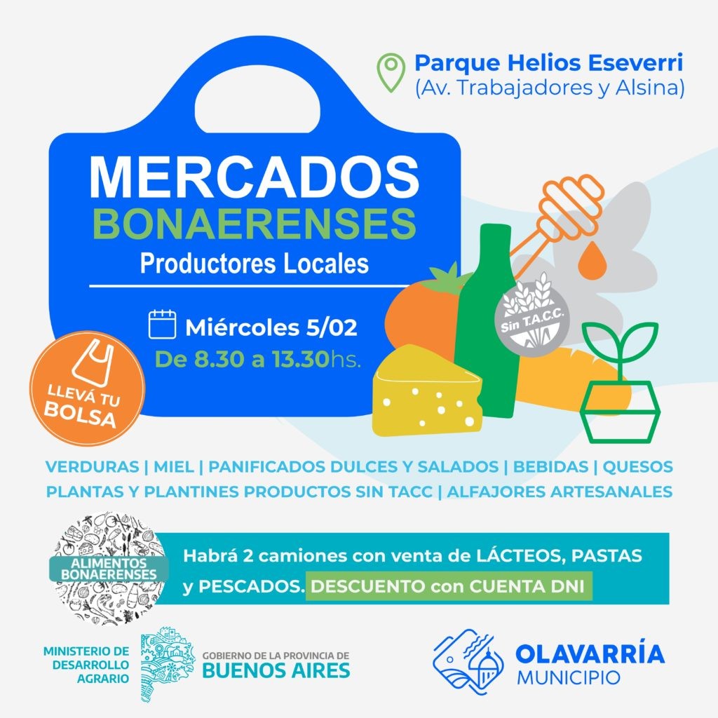 Mercados Bonaerenses el miércoles 5 de febrero