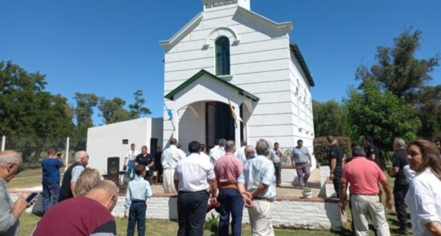 Reabrieron la histórica capilla que funciona en la cárcel de General Alvear