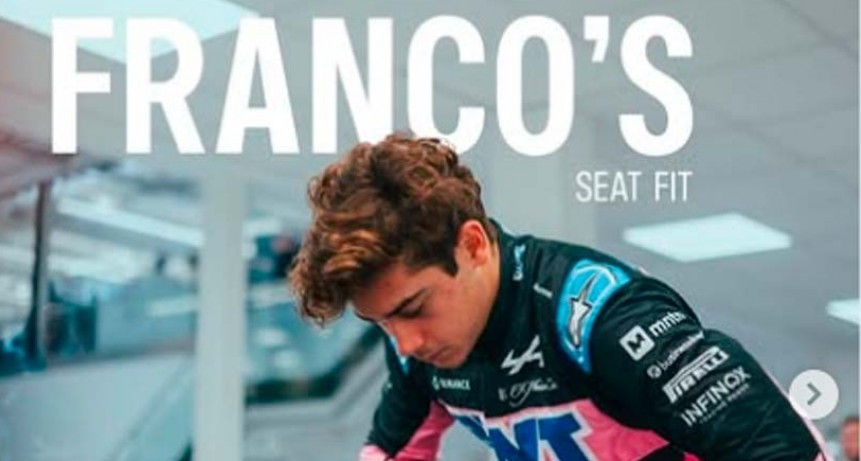 Franco se vistió de Alpine