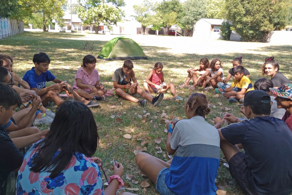 La Callejeada Loma Negra realizó su primer campamento del año