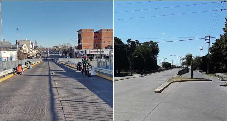 Trabajos en dos puentes el fin de semana