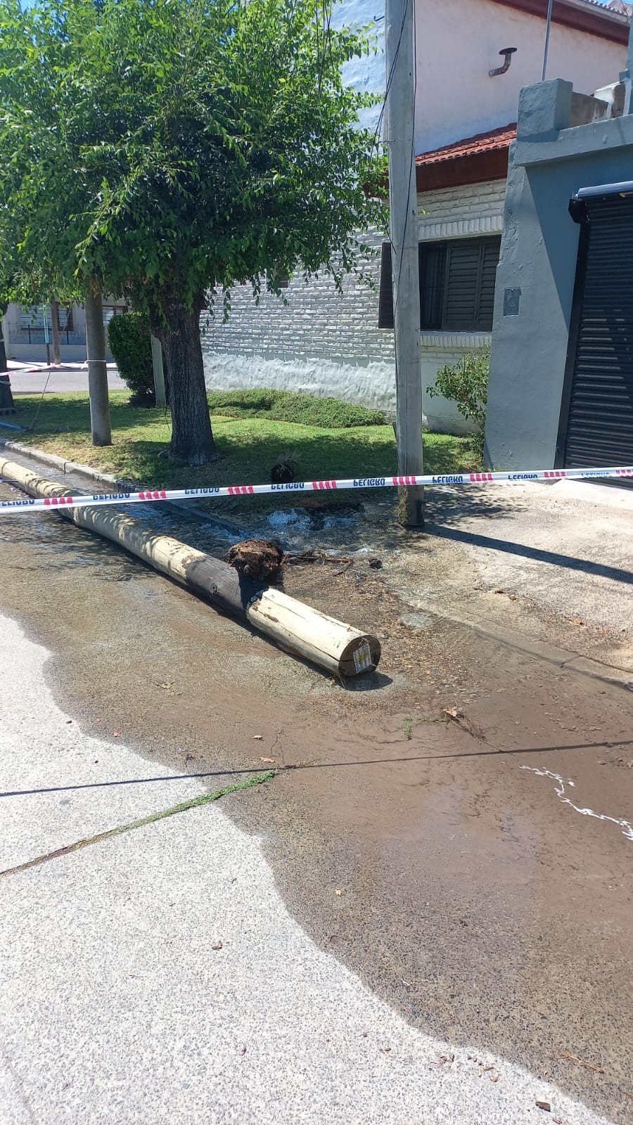 Continúa reparación de Obras Sanitarias, tras rotura de caño de agua