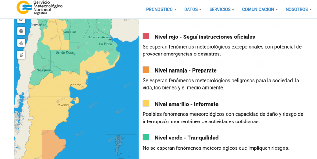 Alerta por viento y 38º de máxima para este lunes