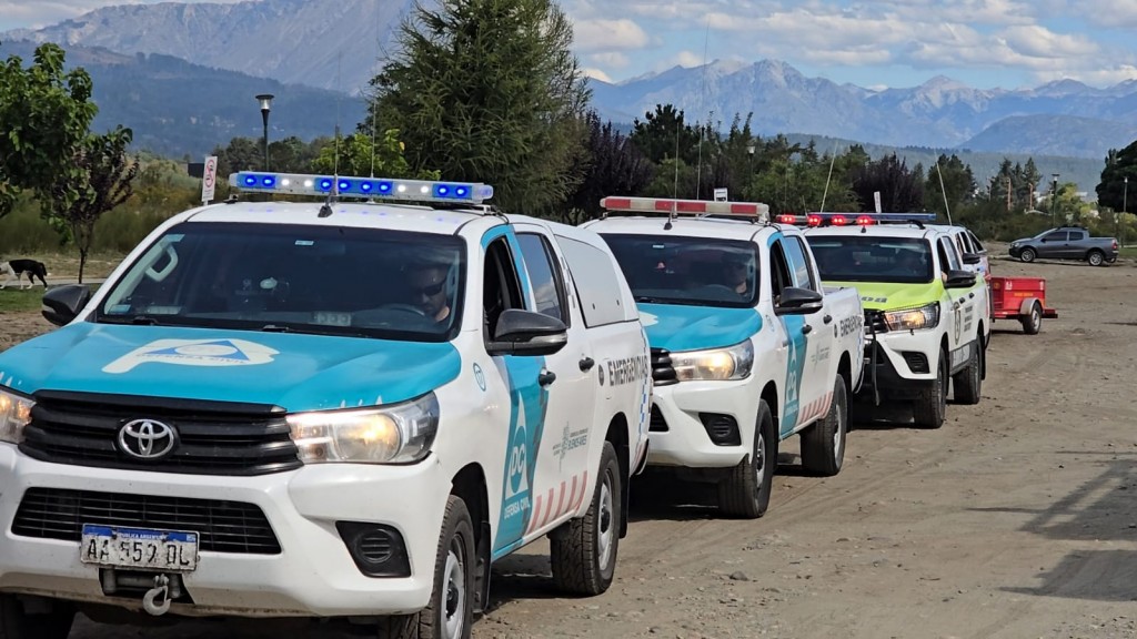 Buenos Aires mandó brigadistas a la Patagonia a pedido de la Nación