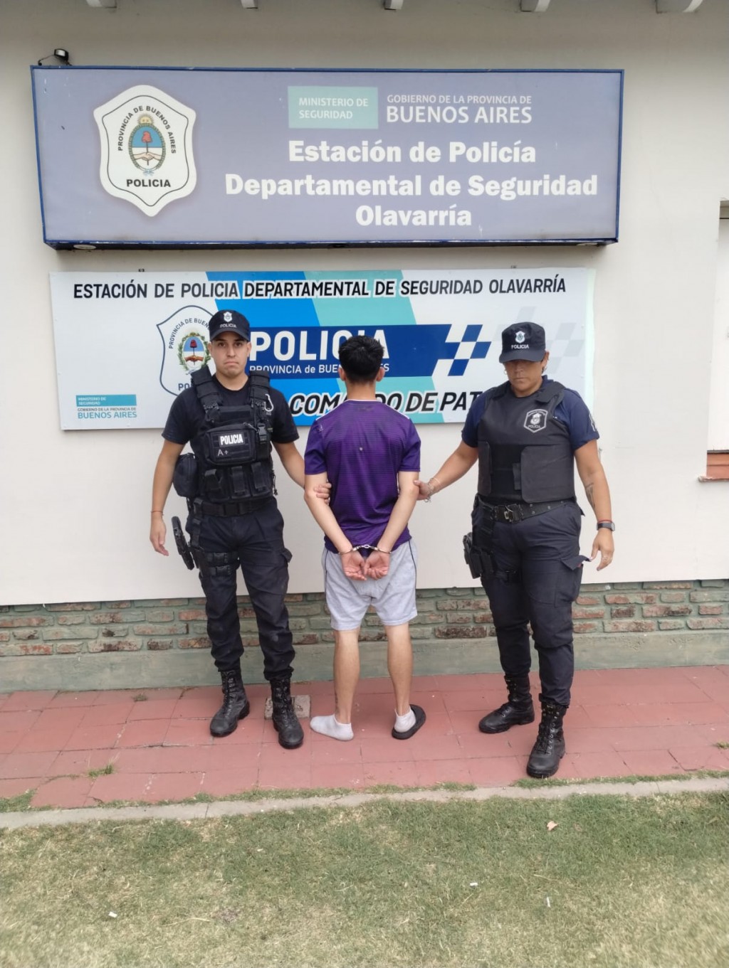 Tres adolescentes detenidos luego de cometer un robo