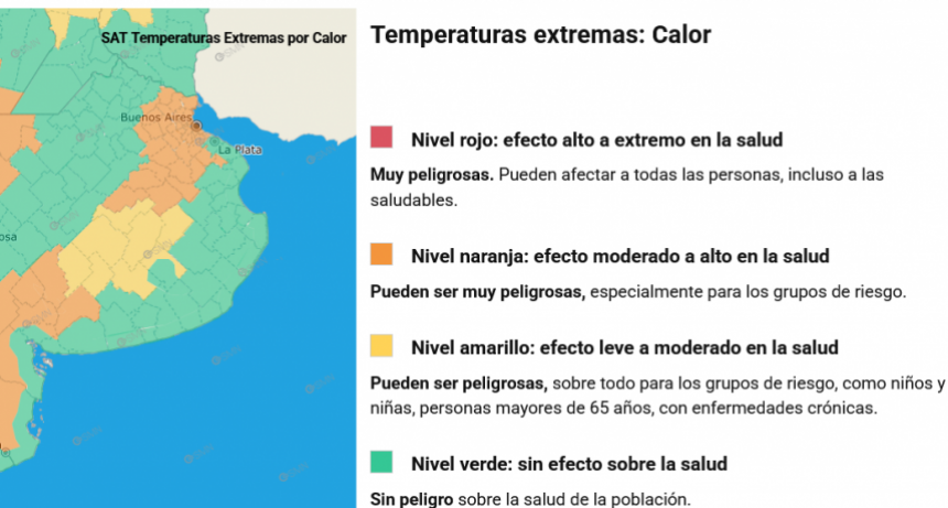 Continúa, por un día, el alerta amarillo por altas temperaturas