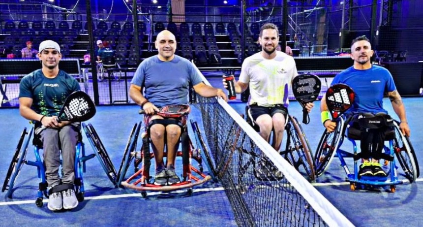 Díaz Aspiroz y su experiencia en el primer torneo nacional de pádel adaptado