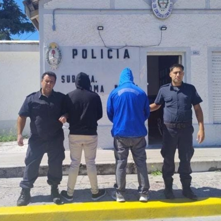Detuvieron a tres jóvenes tras denuncia de robo de cables