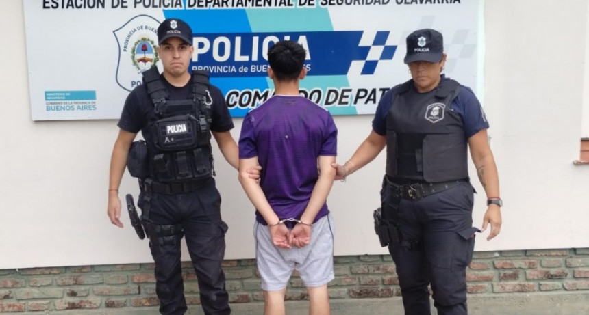 Tres adolescentes detenidos luego de cometer un robo