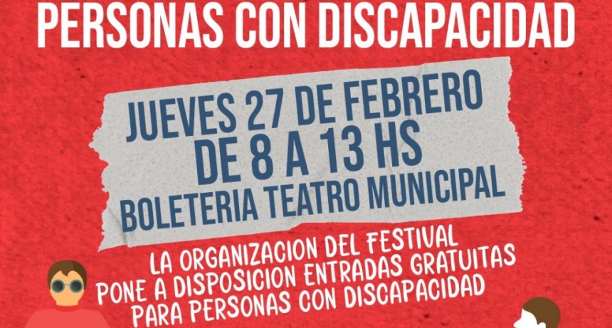 Festival de Doma y Folklore: Entregan entradas para personas con discapacidad