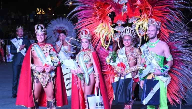 Fiesta Nacional del Ternero: representantes del Carnaval de Corrientes