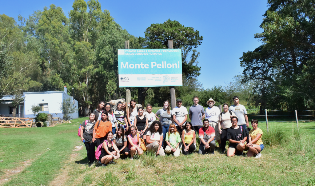 Estudiantes de la FACSO recorrieron el Espacio de Memoria Monte Pelloni