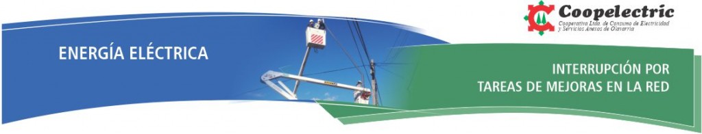 Interrupción del servicio eléctrico en distintos puntos del partido