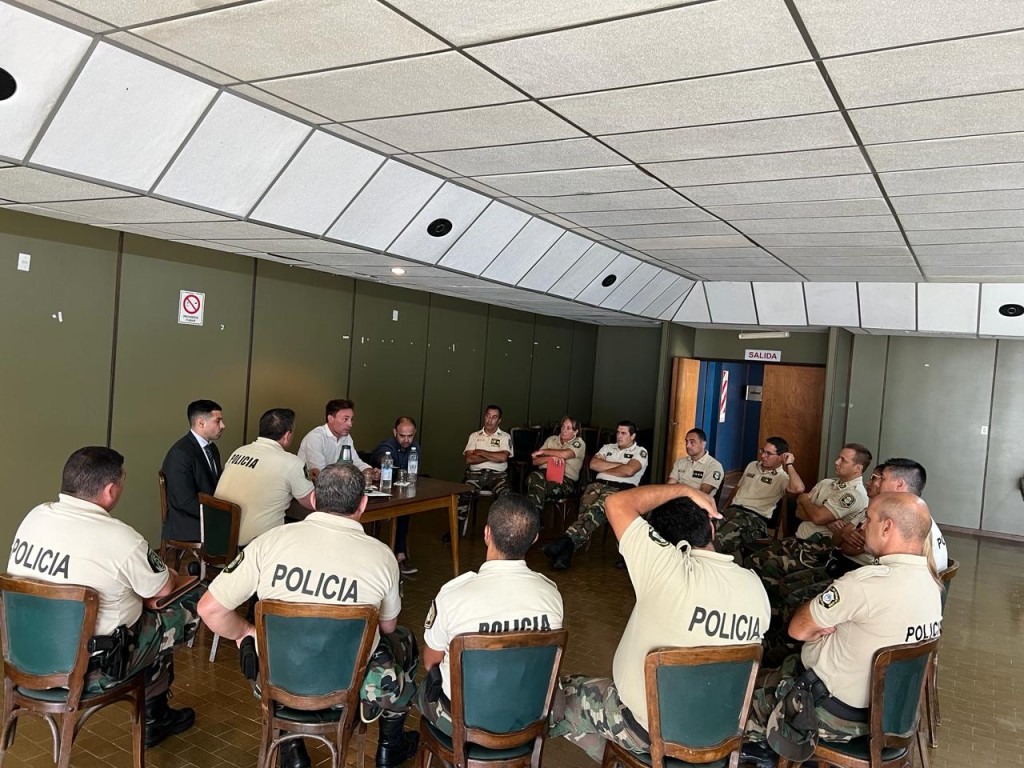 Fiscal de Delitos Rurales se reunió con la Rural de Olavarría y la cúpula policial