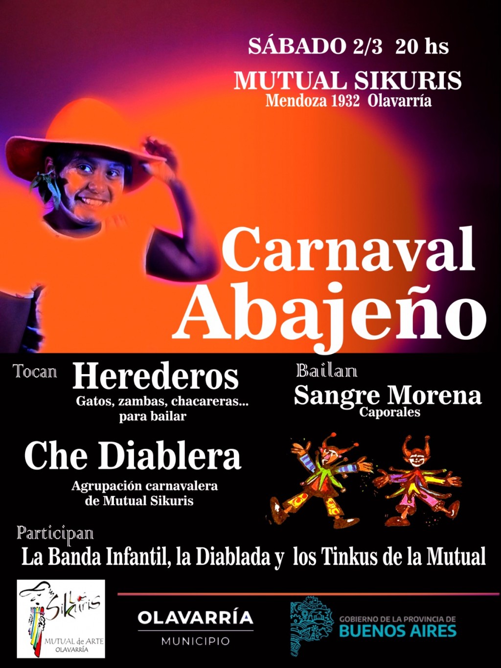 Décima edición del Carnaval Abajeño de Los Sikuris