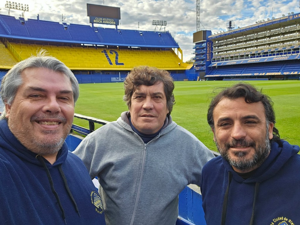 Maximiliano Peret: “La peña de Boca es sinónimo de solidaridad, cada vez que podemos dar una mano, lo hacemos”