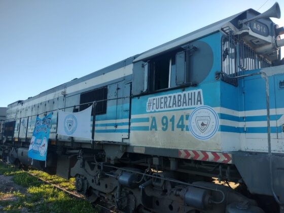 Llegó el Tren Solidario a Bahía Blanca con 1.200 toneladas de donaciones