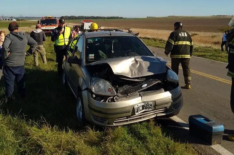 Un olavarriense implicado en un choque múltiple en la Ruta 226