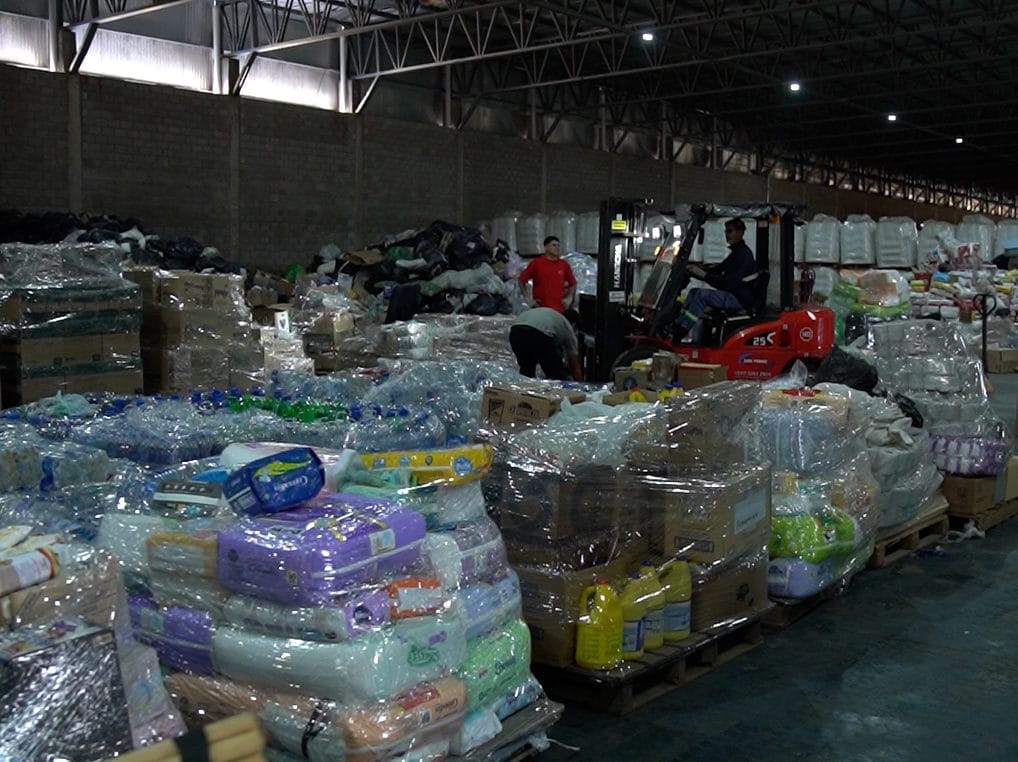 La ayuda de Olavarría llegó a Bahía Blanca