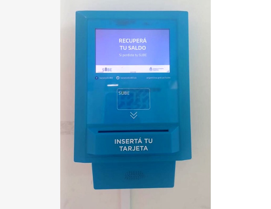 Instalaron una terminal SUBE en el Hospital