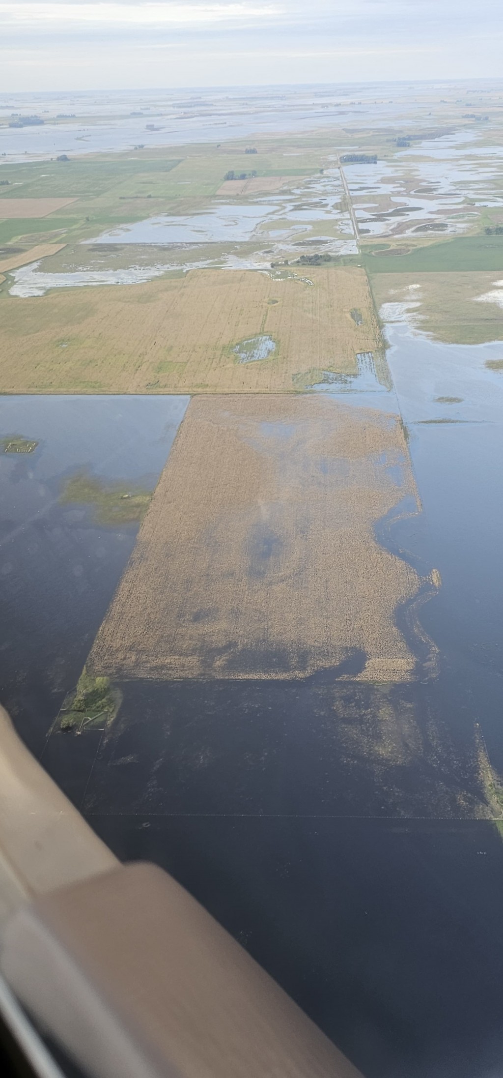 Impactantes imágenes aéreas de la zona de Paula