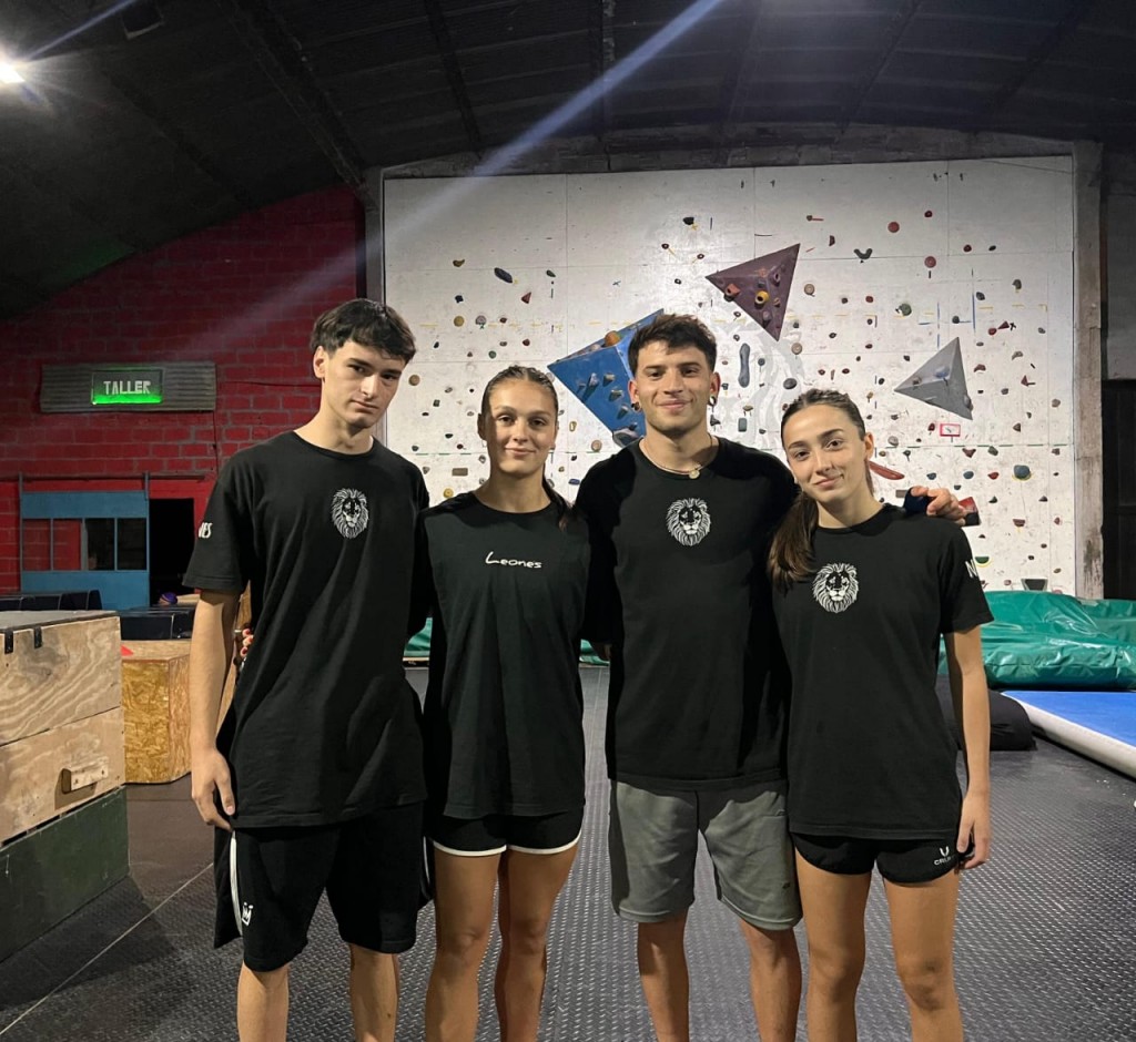 Cuatro olavarrienses integran la Selección Nacional de parkour