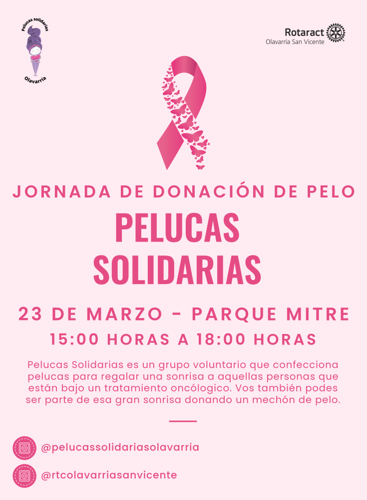 Pelucas Solidarias y Rotaract San Vicente organizan jornada solidaria