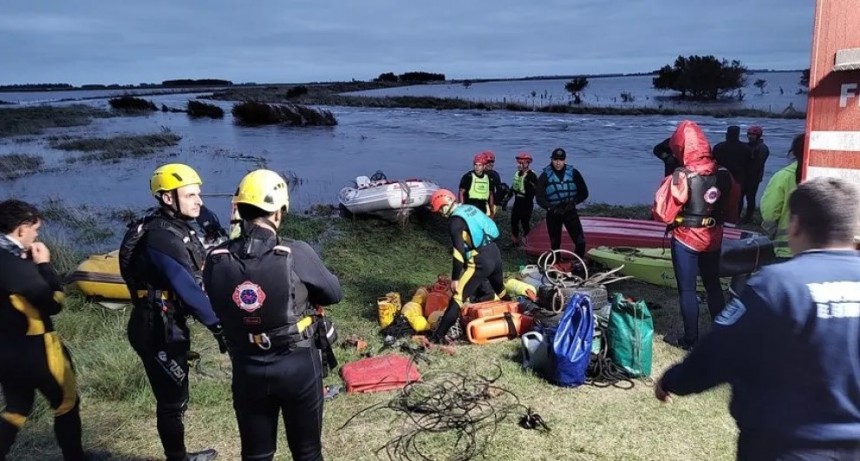 Bolívar: sin novedades, concluyó el segundo día de búsqueda de los desaparecidos