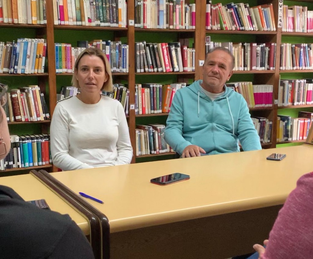 Día del Libro: Concejales del Bloque Juntos visitaron la Biblioteca Popular Independencia