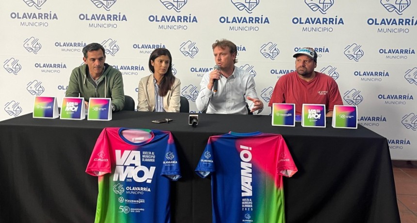 Presentaron la Vuelta al Municipio con salida desde el Parque Eseverri