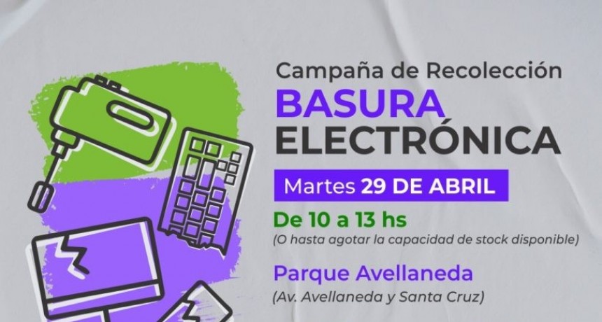 Martes de recolección de basura electrónica