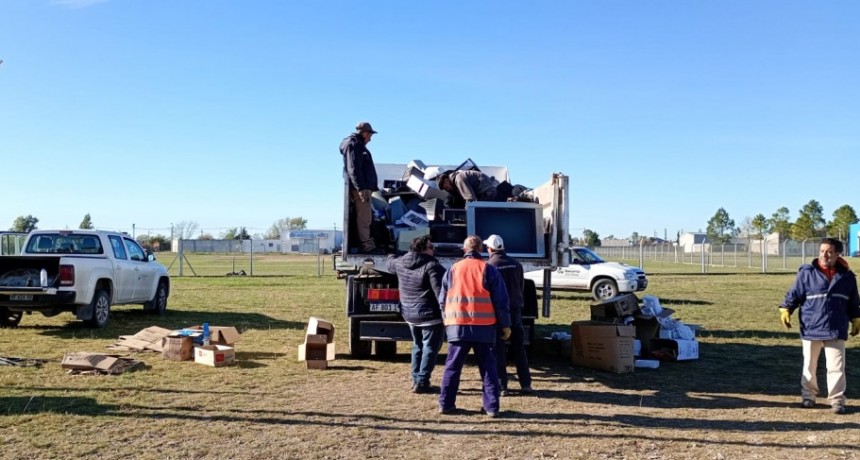 Nueva jornada de recolección de basura electrónica en el Parque Avellaneda
