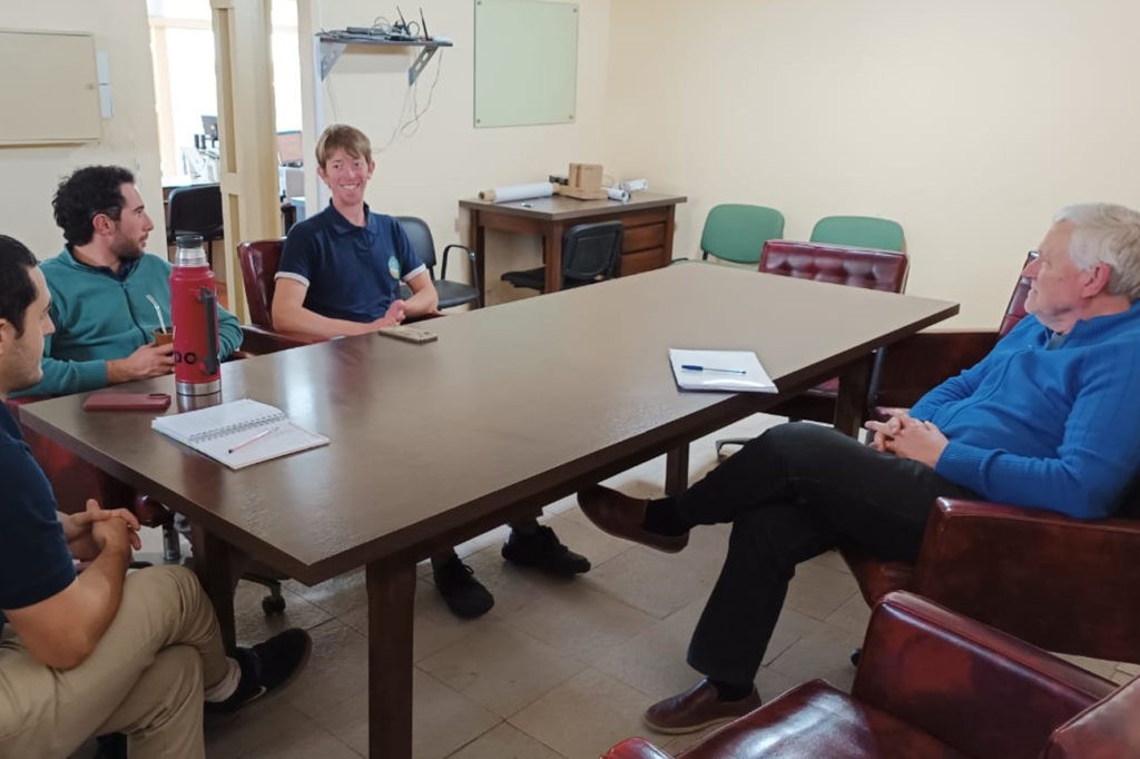 Encuentro con representante de la Juventud Agraria Cooperativista de Olavarría