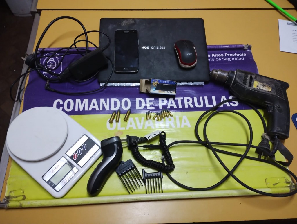 Hallan elementos robados, que aparecieron una vivienda deshabitada y en venta