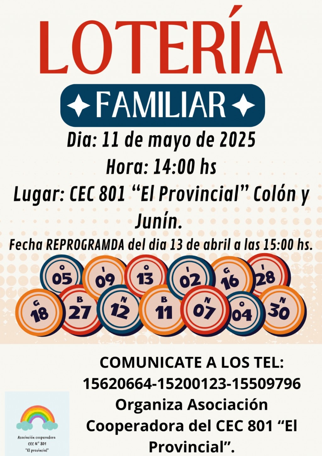 Se viene la Lotería en el CEC 801