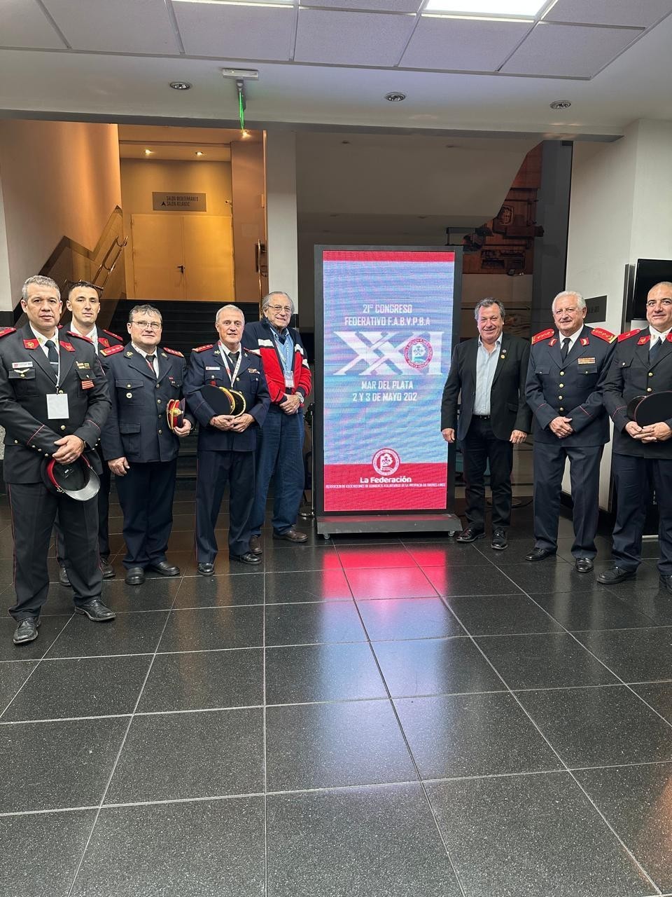 Bomberos Olavarría en el 21° Congreso de la Federación de Asociaciones de Voluntarios