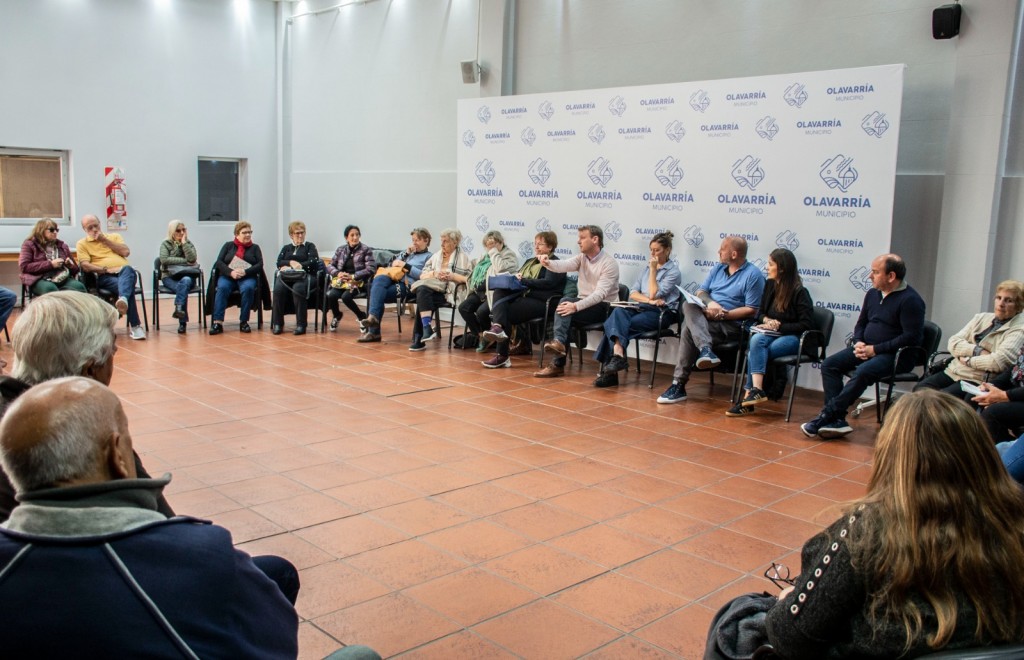Wesner recibió a referentes de Centros de Jubilados