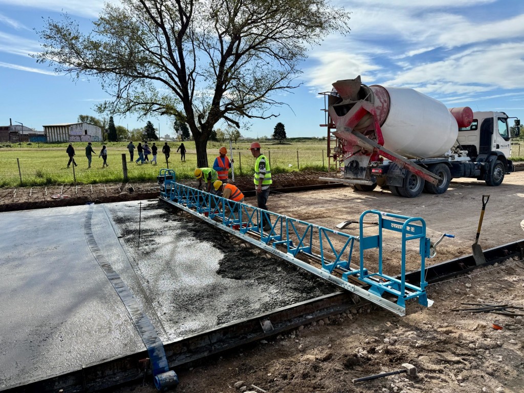 Comenzaron a hormigonar La Rioja desde el Campus y la Técnica 2
