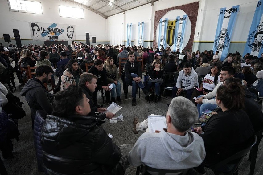 Maximiliano Wesner estuvo en Tandil con Máximo Kirchner