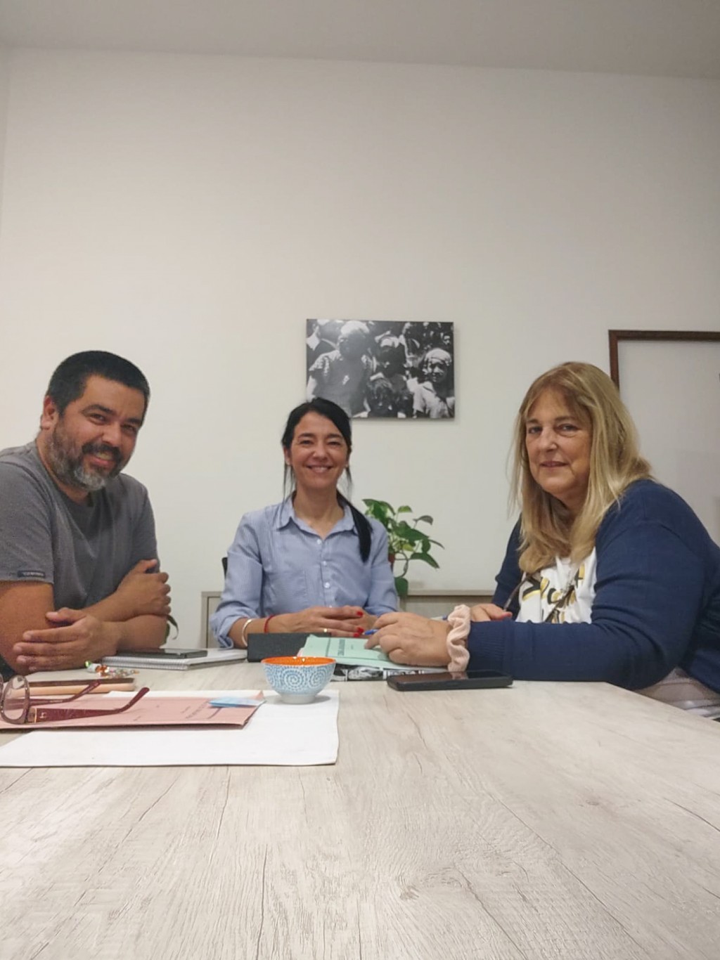 Encuentro entre Benito Juárez y el Organismo Provincial de Niñez