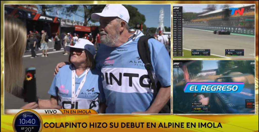 Dos olavarrienses en el Gran Premio de Imola