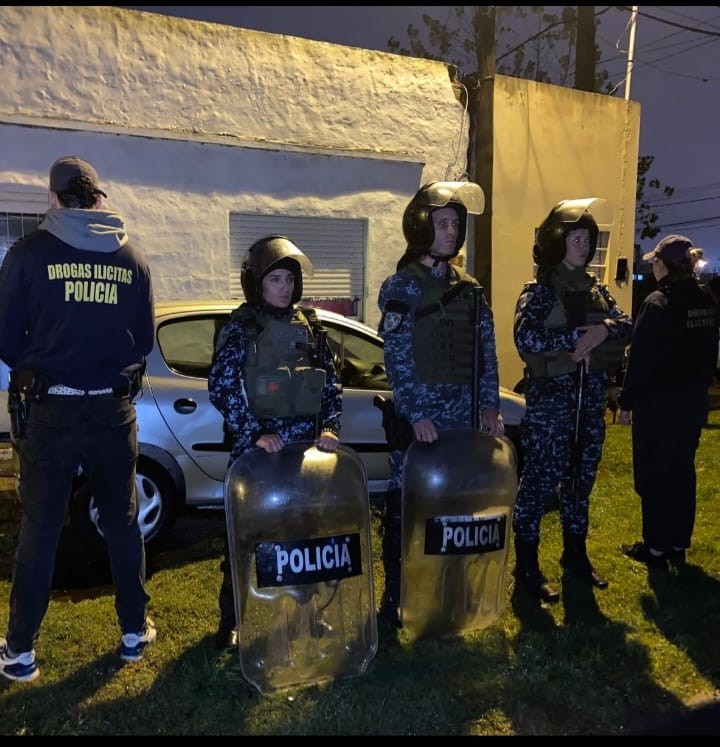 Allanamiento por venta de drogas en el barrio Provincias Argentinas