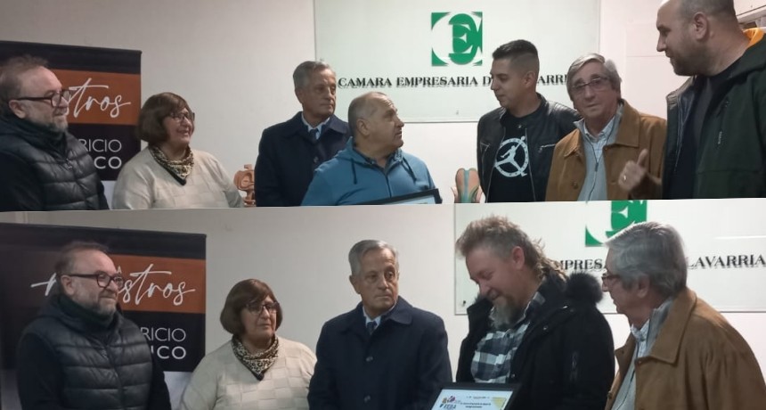 La Cámara Empresaria entregó distinciones a representantes locales en el Premio FEBA Cultura