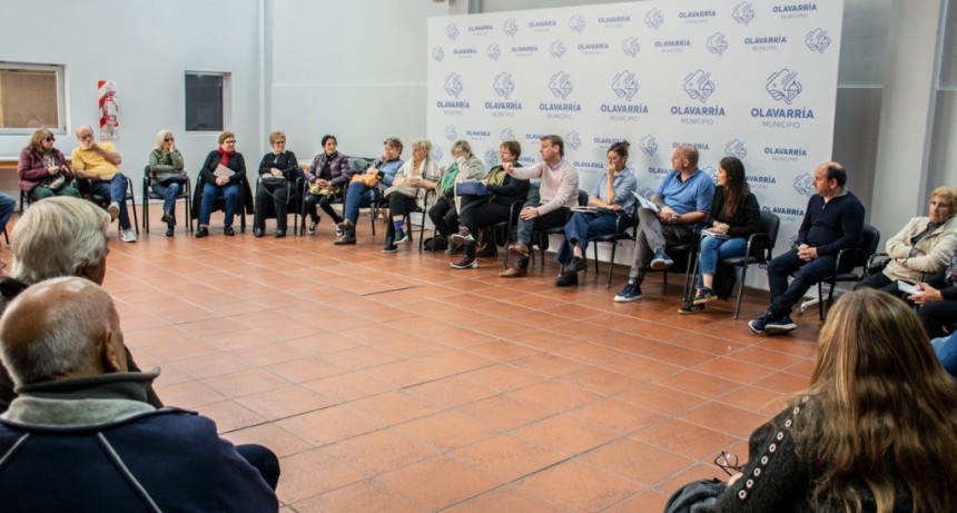Wesner recibió a referentes de Centros de Jubilados